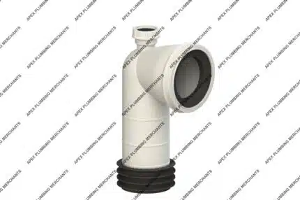 VIVA 90 DEG ELBOW 110mm Pan Connector EASI-FIT PP0005 *CAN BE CUT DOWN TO SIZE*