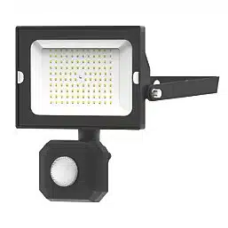4lite Advantage Outdoor LED Floodlight with PIR Sensor Black