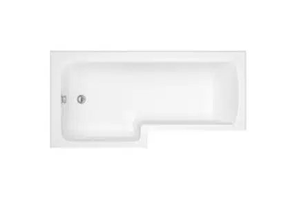 Iflo Metz L-Shaped Shower Bath 1700mm Left Hand