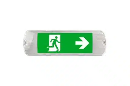 Kosnic Mulu Standard IP65 LED Emergency Exit Sign Bulkhead