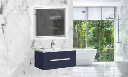 Vogue Matte Wall hung Vanity Unit and basin