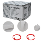 Vaillant 0020074963 grey control knobs kit of 3 with box